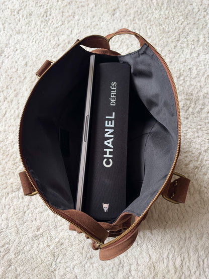 Sac City L - brown suede
