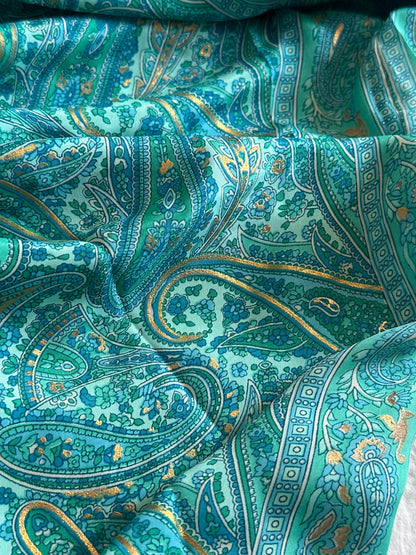 Boheemse jurk - turquoise